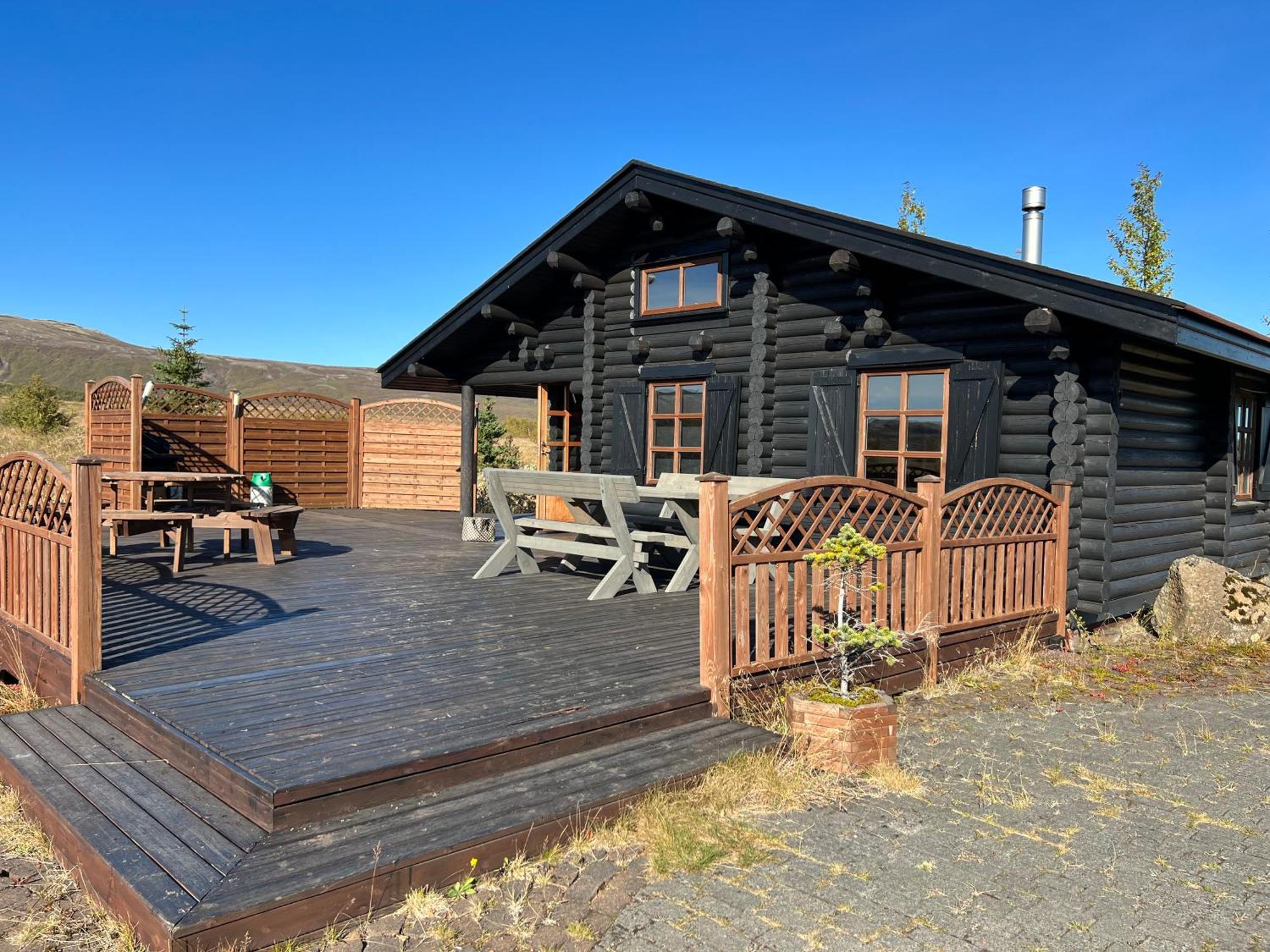 Cosy Cabin With Amazing View On The Geysir Blaskogabyggd Esterno foto